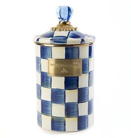 Mackenzie-Childs Royal Check Enamel Canister - Large