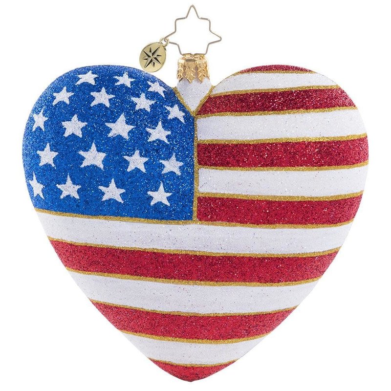 Radko Heart of America Ornament