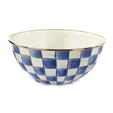 Mackenzie-Childs Royal Check Enamel Everyday Bowl  - Large