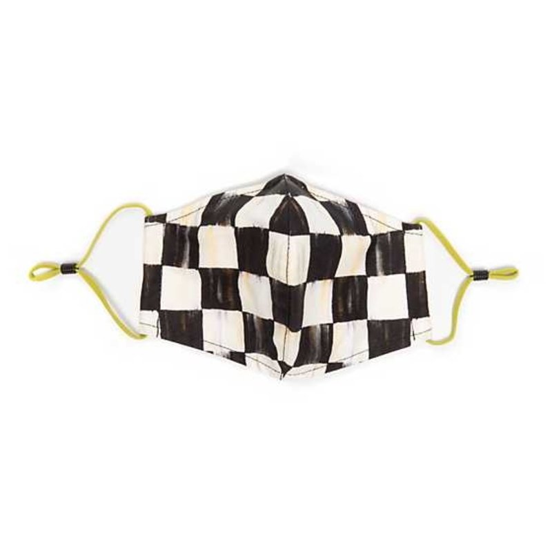 Mackenzie-Childs Courtly Check Face Mask - Cone