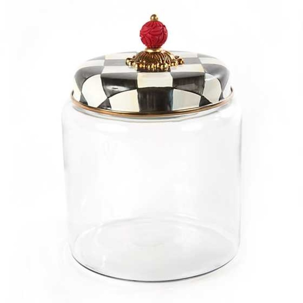 Mackenzie-Childs Courtly Check Kitchen Canister - Large