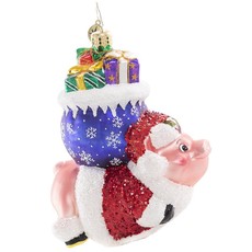 Radko When Pigs Fly! Ornament