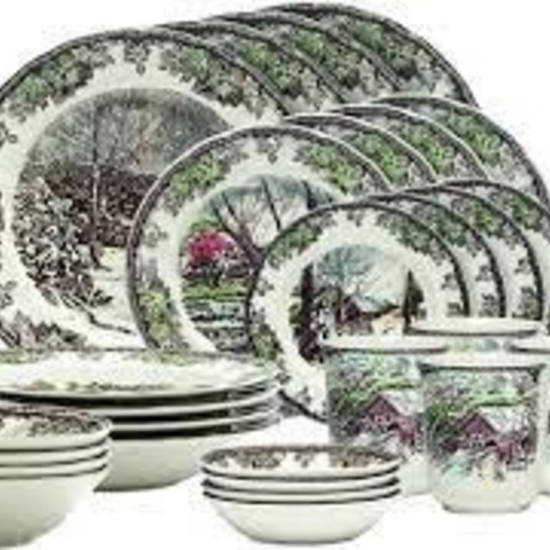 Johnson Brothers Friendly Village 28 Piece Place Set