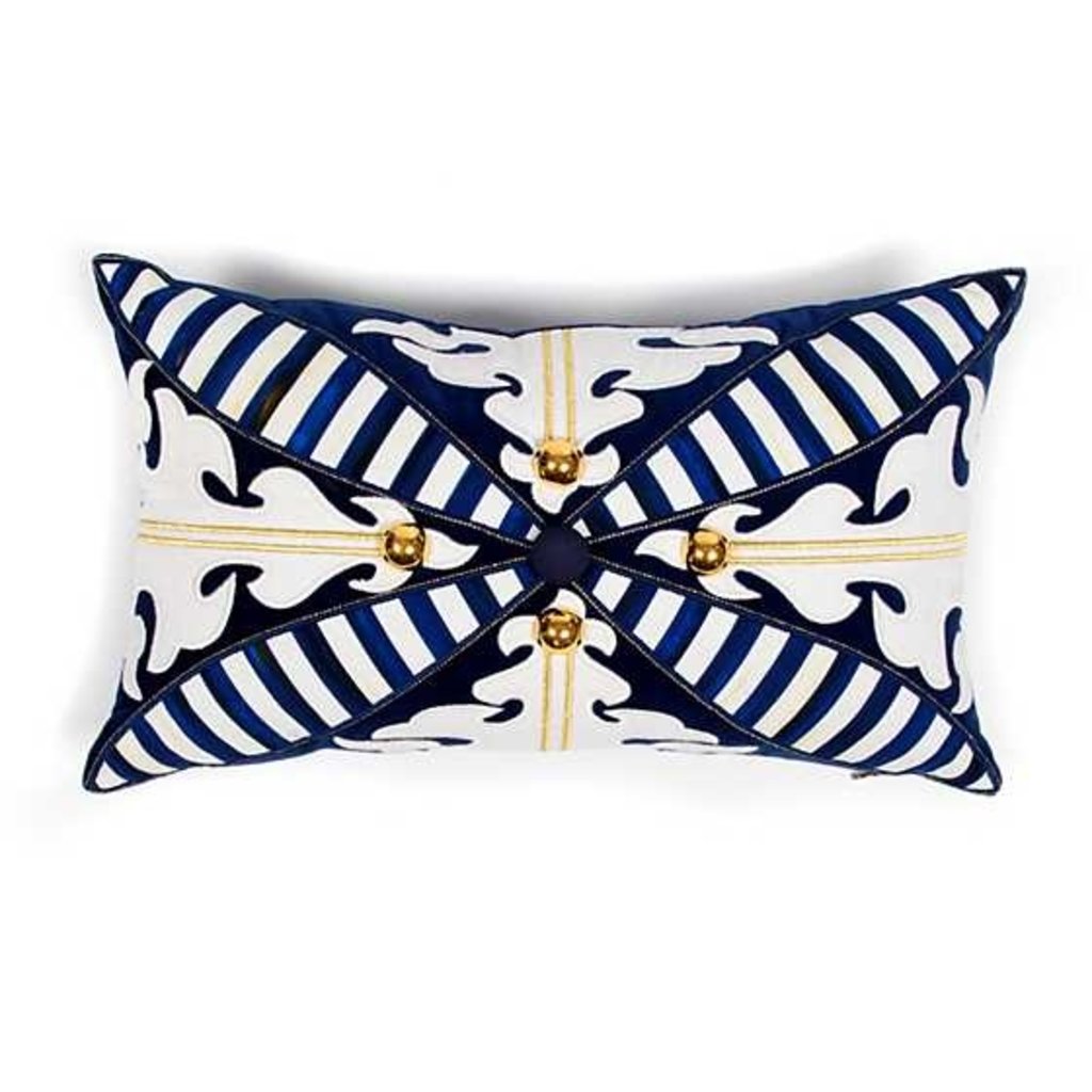 Mackenzie-Childs Royal Regiment Lumbar Pillow