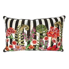Mackenzie-Childs Fern & Flora Lumbar Pillow
