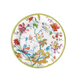 Caspari Summer Palace Paper Salad & Dessert Plates in Celadon - 8 Per Package