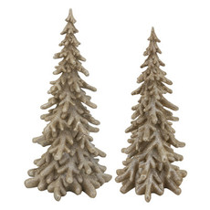 Saro Trading CO Glitter Christmas Tree-Silver