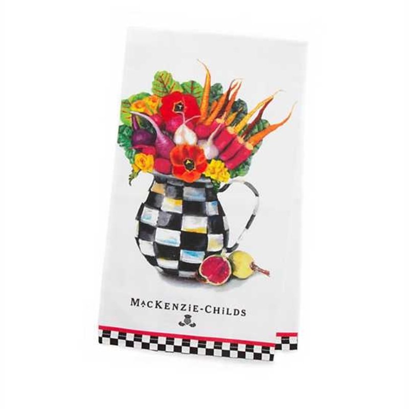 Mackenzie-Childs Vegetable Bouquet Dish Towel