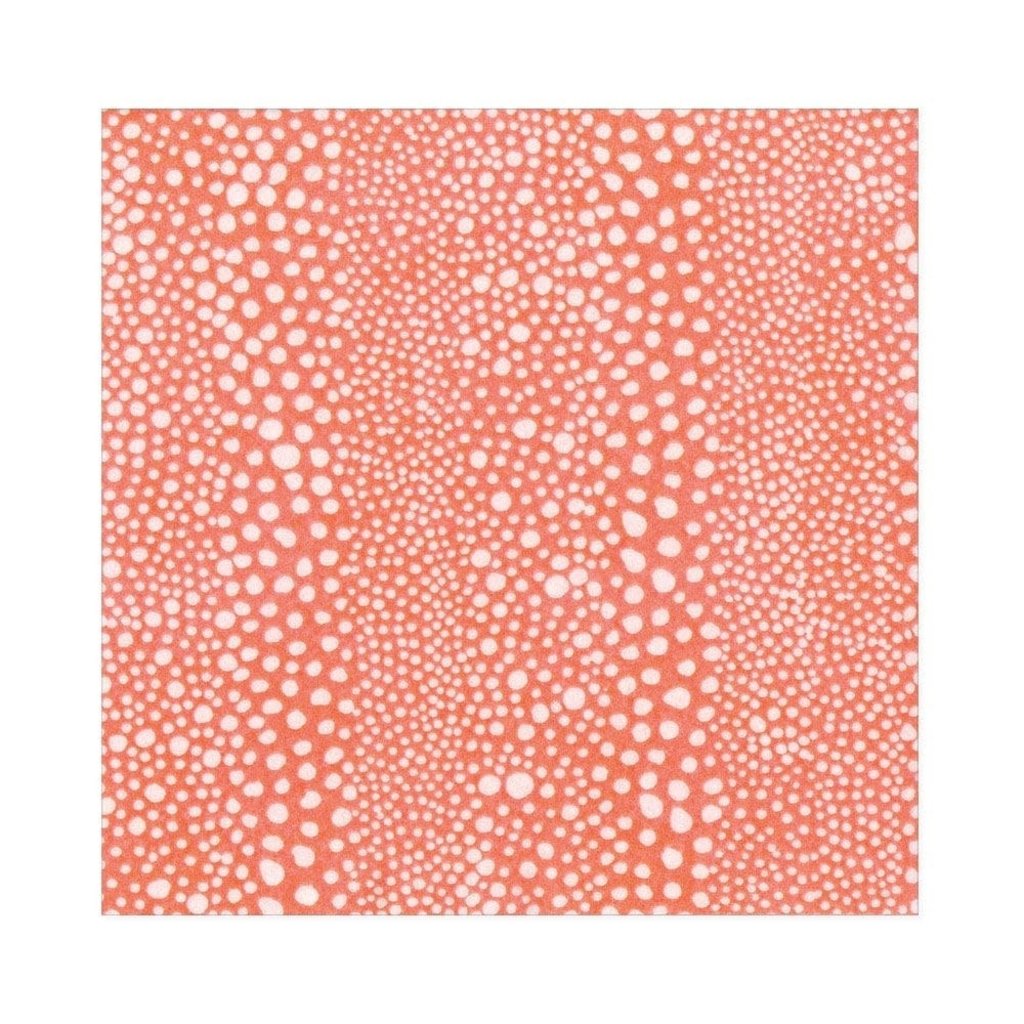 Caspari Napkin Airlaid Cocktail Pebble Coral - Paper Liner