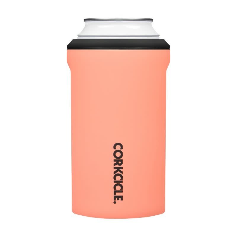 Corkcicle Neon Lights Coral Can Cooler