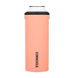 Corkcicle Neon Lights Coral Slim Can Cooler