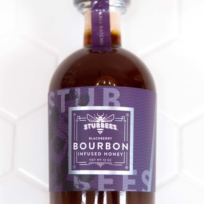 Stubbees Blackberry Bourbon Infused Honey