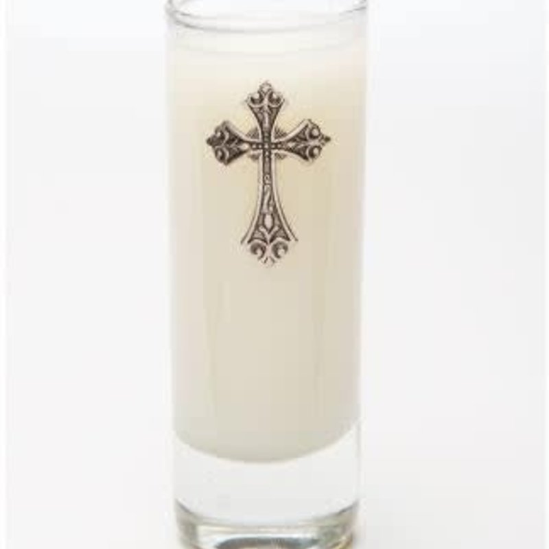 Lux Fragrances Faith Silver Novelty Candle 2oz