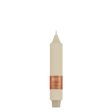 Root 7 Inch Smooth Collenette Ivory Candle