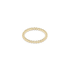 ENewton Design Classic Gold 2mm Bead Ring - Size 8