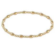 enewton Harmony Sincerity Pattern 2mm Bead Bracelet Gold