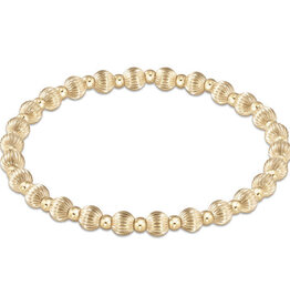 ENewton Design Dignity Grateful Gold 5mm Bead Bracelet