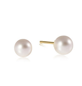 ENewton Design classic 8mm ball stud - pearl earrings