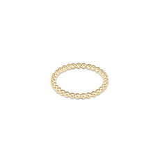 ENewton Design Classic Gold 2mm Bead Ring - Size 6