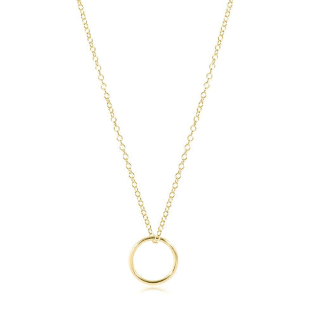 ENewton Design 16' Halo Necklace Gold