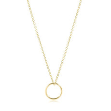 ENewton Design 16' Halo Necklace Gold