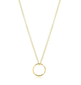 ENewton Design 16' Halo Necklace Gold