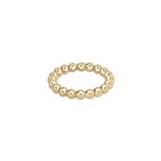 ENewton Design Classic Gold 3mm Bead Ring - Size 6