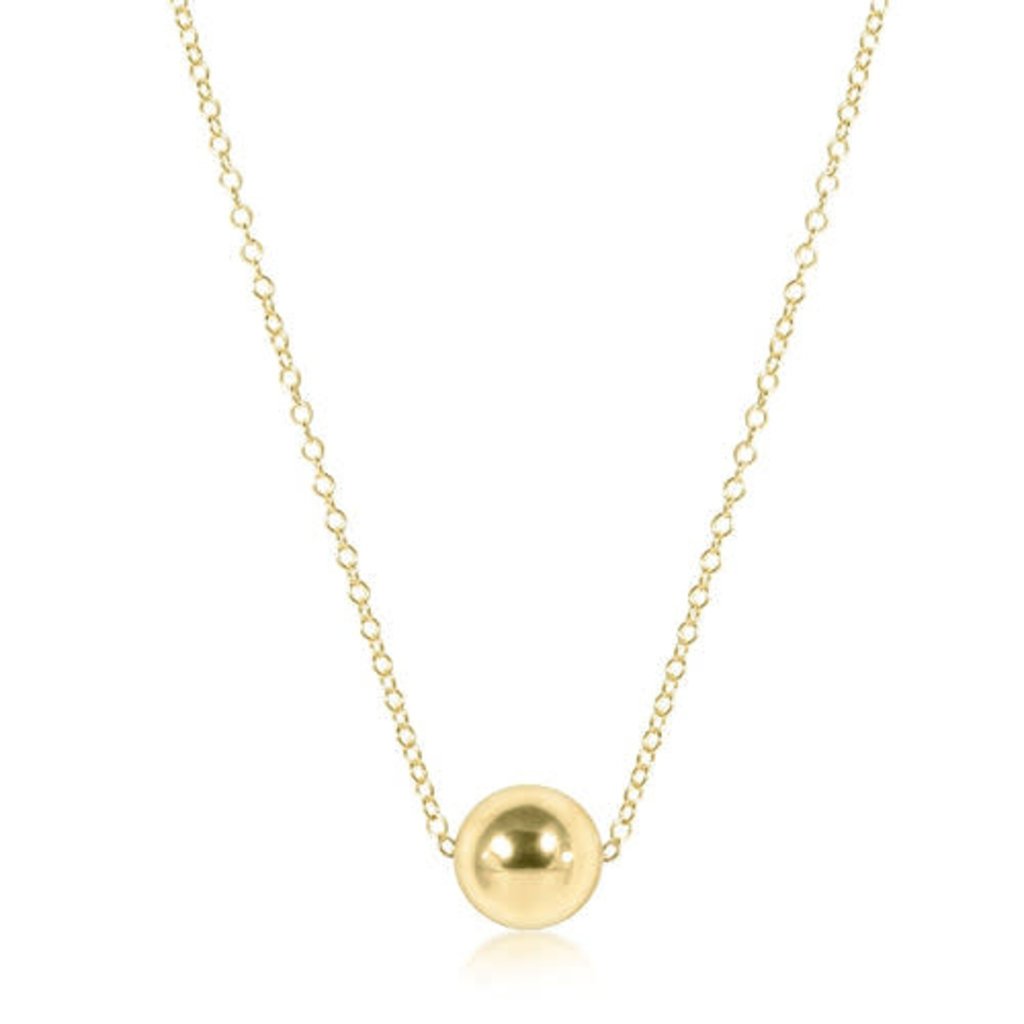 enewton 16 " Necklace Gold Classic 8mm