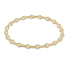 enewton Classic Sincerity Pattern 4mm Bracelet - Gold