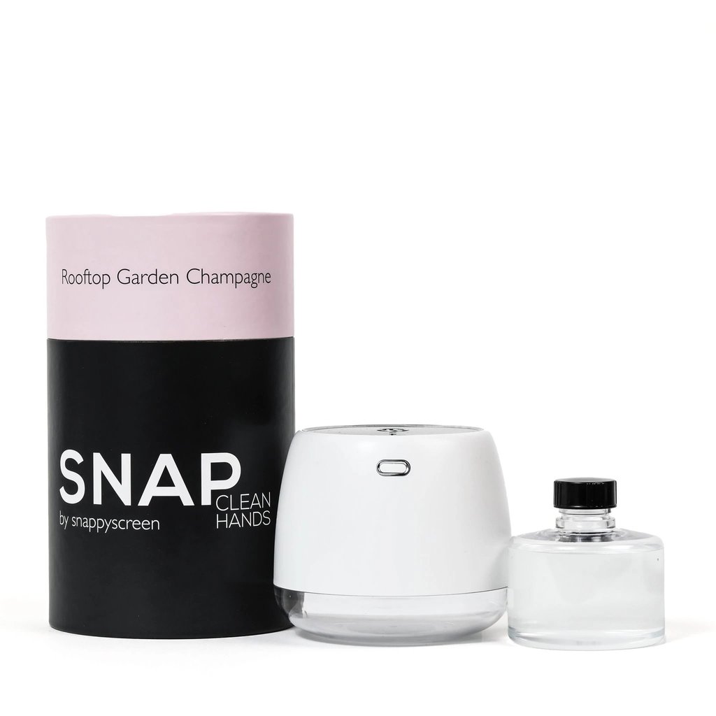 Snappy Screen 'Rooftop Garden Champagne' Touchless Mist Sanitizer