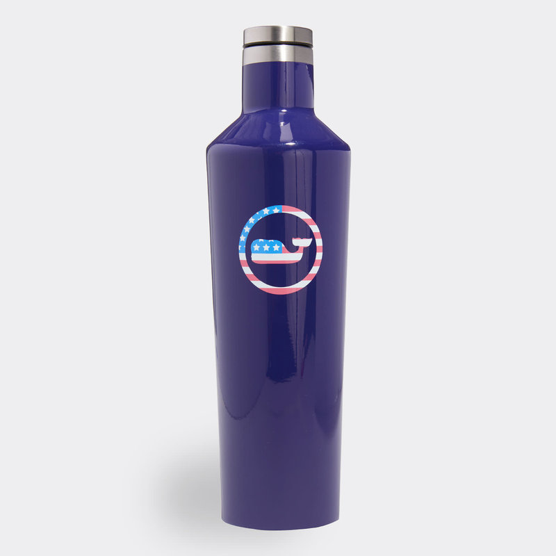 Corkcicle 24 oz Vineyard Vines Americana Whale Tumbler