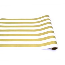 Hester & Cook Hester & Cook Gold Classic Stripe Table Runner