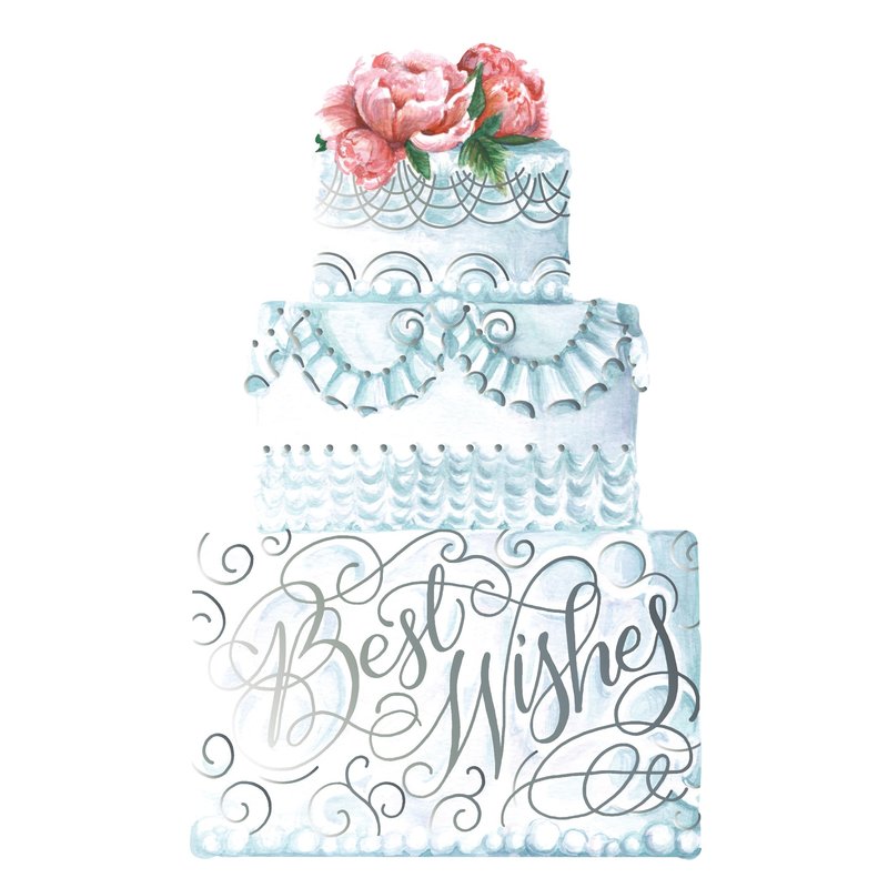 Hester & Cook Hester & Cook Best Wishes Cake Grand Flat Note