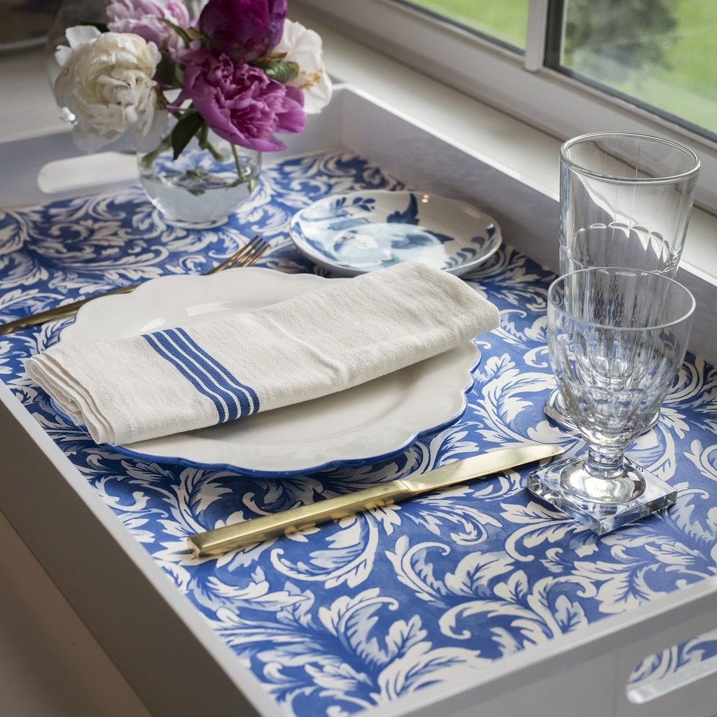 Hester & Cook China Blue Acanthus Placemats