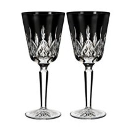 Waterford Lismore Tall Goblet Black, Set of 2