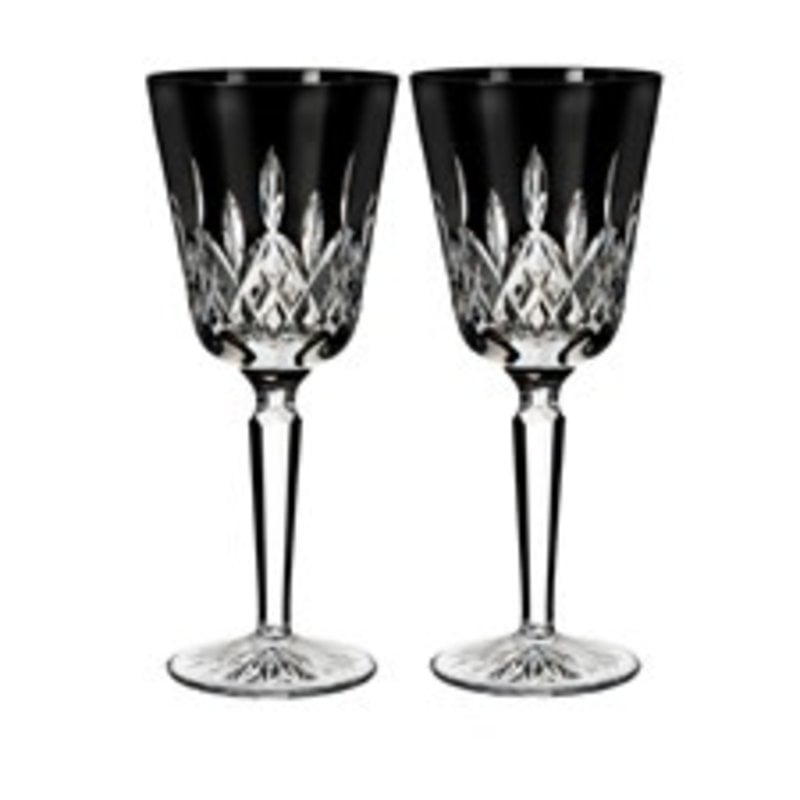 Waterford Lismore Tall Tall Goblet Black, Set of 2