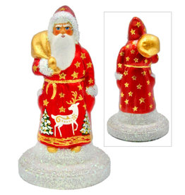 Heartfully Yours Ruby Glimmer German Santa Figure