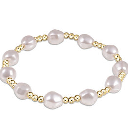 ENewton Design Admire Gold 3mm Bead Pearl Bracelet