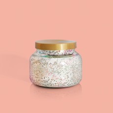 capri BLUE Volcano Mercury Iridescent Candle Jar