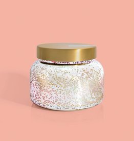 capri BLUE Volcano Mercury Iridescent Candle Jar