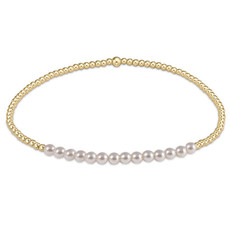 ENewton Design pearl gold bliss 2mm gold bead bracelet