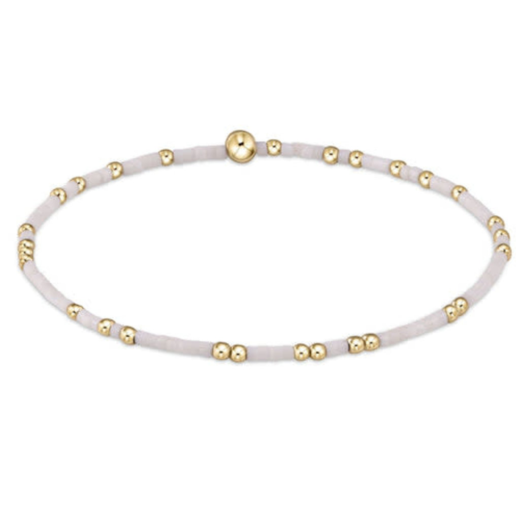 ENewton Design Hope Unwritten Bracelet - Gold Luster - White