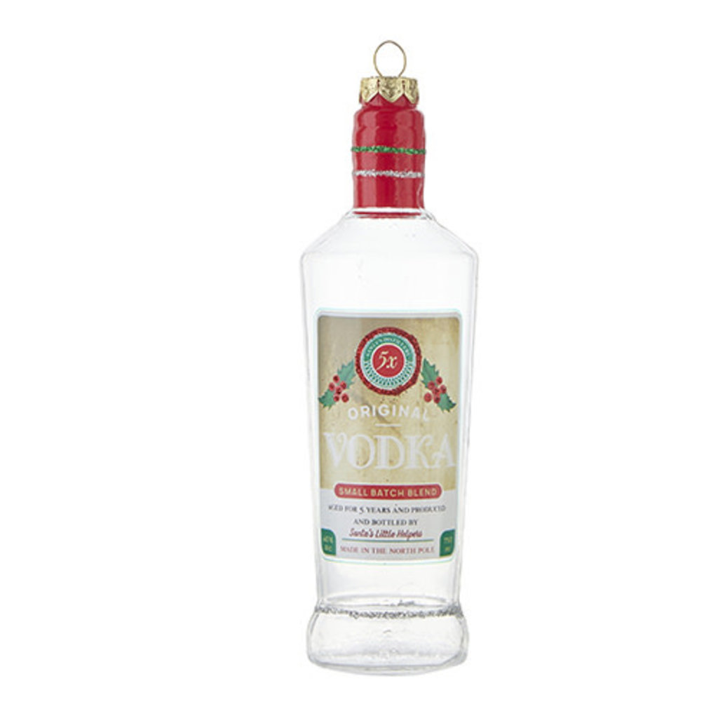 6" Vodka Bottle Ornament