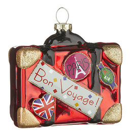 3.5" Bon Voyage Luggage Ornament