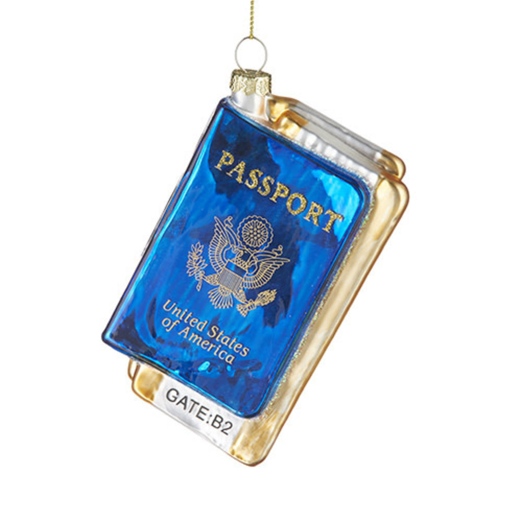 4.5" Passport Ornament
