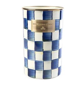 Mackenzie-Childs Royal Check Enamel Utensil Holder