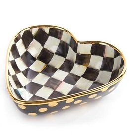 Mackenzie-Childs Courtly Check Heart Bowl - large