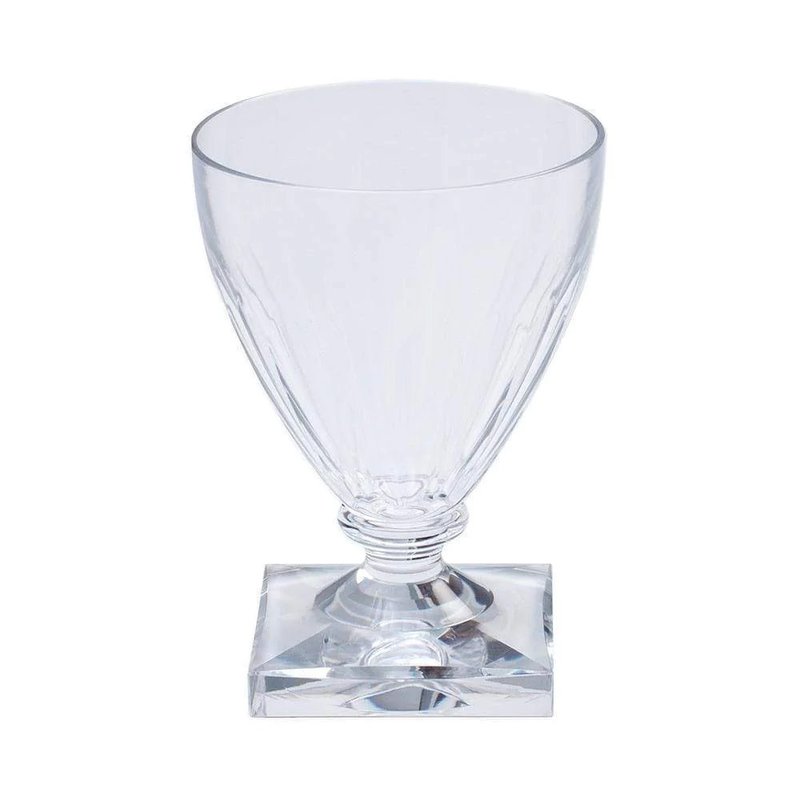Caspari Acrylic Wine Goblet-Crystal - Acrylic-Goblet (8.5 Ounces)