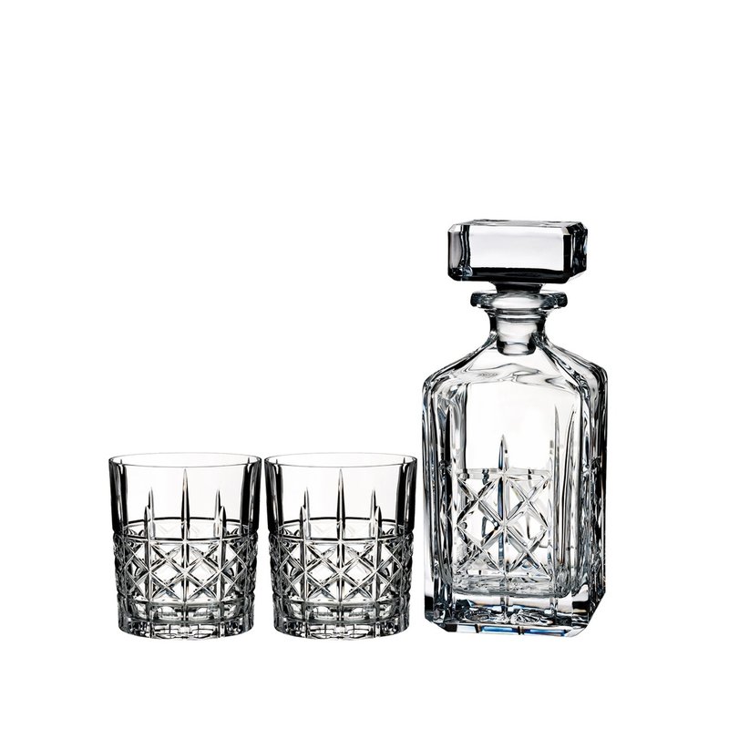 Waterford Brandy Decanter & DOF Set/2