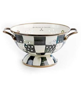 Mackenzie-Childs Courtly Check Enamel Colander - Small